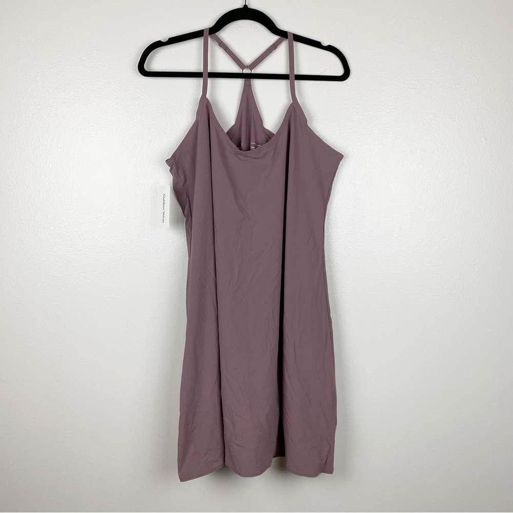Outdoor Voices Exercise Sporty Classic A-line Dress Plum Purple Size XXXL NWT - Picture 2 of 8
